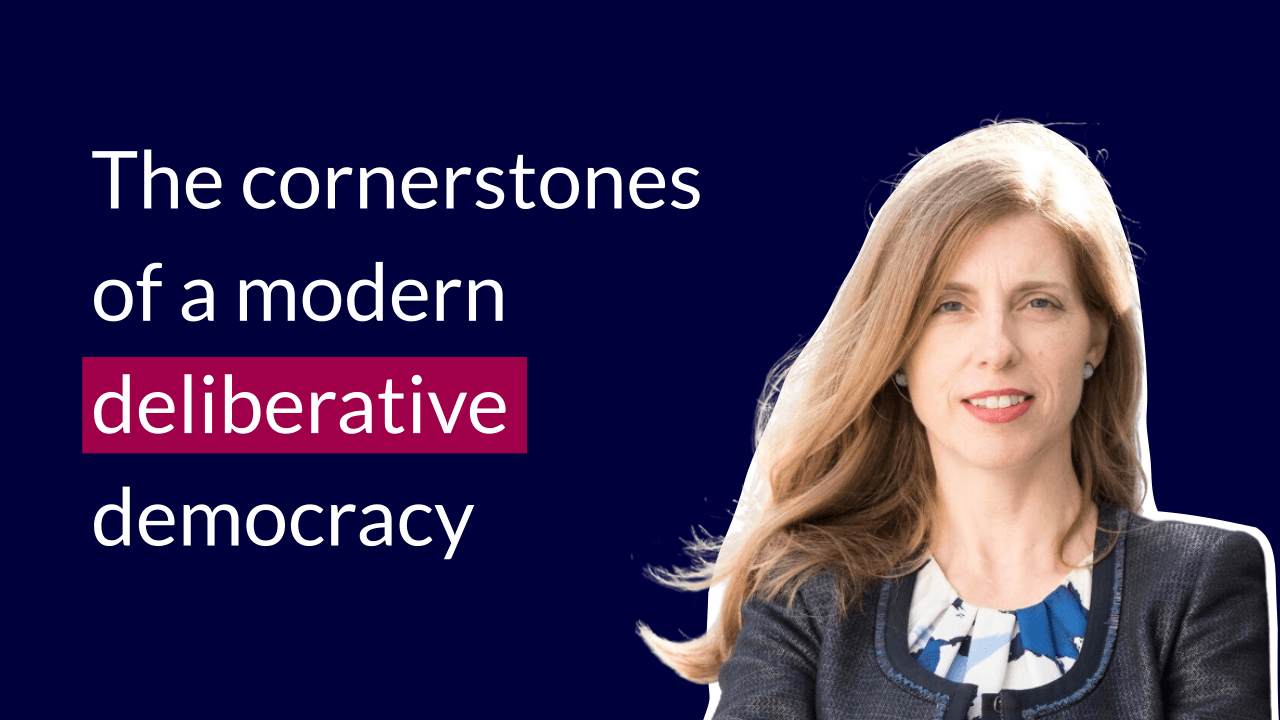 Hélène Landemore about deliberative democracy, citizens' assemblies and the future of democracy cover art
