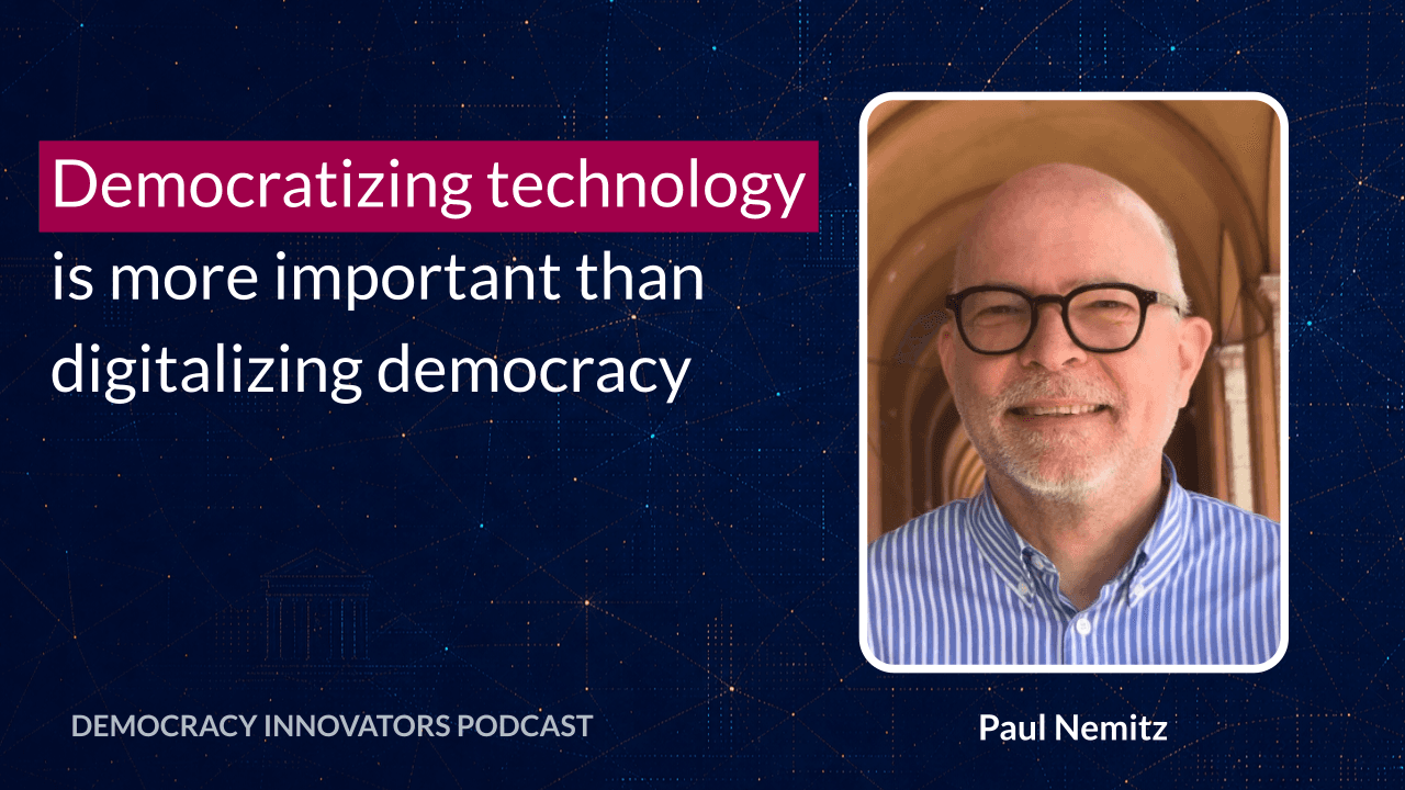 Paul Nemitz on AI’s threat to democracy, Big Tech power & decentralization cover art