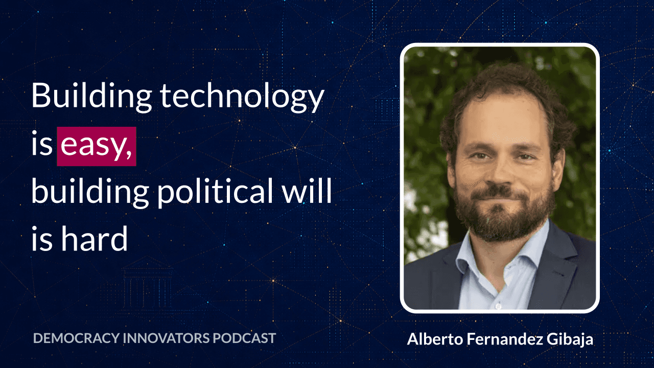 Alberto Fernandez Gibaja from International IDEA on Technology and Democracy cover art