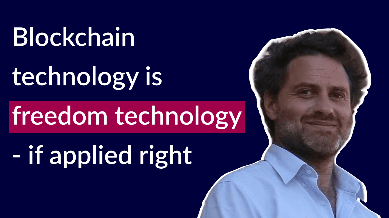 Gareth Farry works with Amnesty international on human rights advocacy using blockchain technology cover art