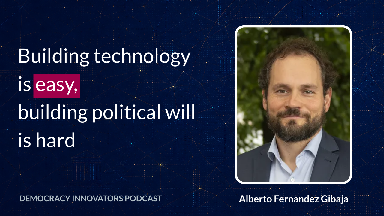 Alberto Fernandez Gibaja from International IDEA on Technology and Democracy